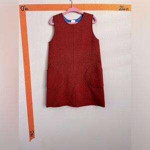 COS girl sweater dress warm orange/brown color sz 4-6 yo